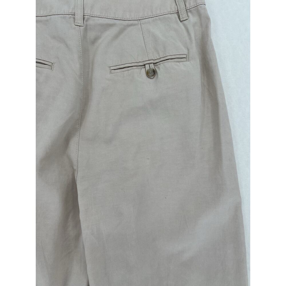 Madewell Pleated Wide Leg Size 8 Beige Lyocell Linen Blend High Rise Trouser - Picture 5 of 8